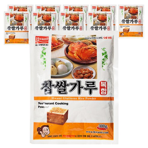 화미_찹쌀가루 복합70%, 300g, 10개
