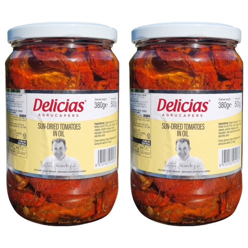 델리시아스케이퍼 썬드라이드 토마토, 500g, 2개