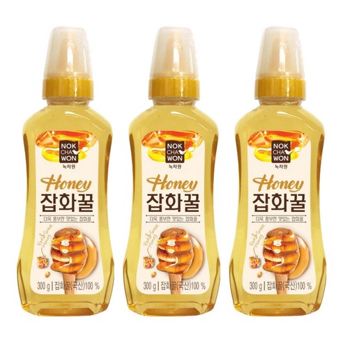 녹차원 잡화 꿀, 300g, 3개