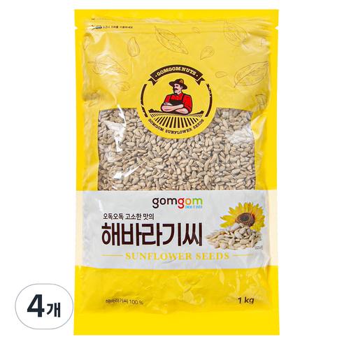 곰곰 해바라기씨, 1kg, 4개