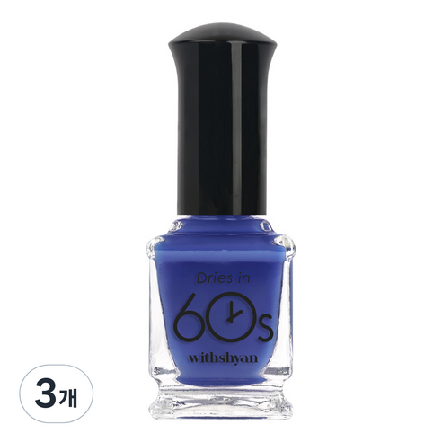 위드샨 60초 매니큐어 반투명 시럽 9ml, M12 바다시럽, 3개