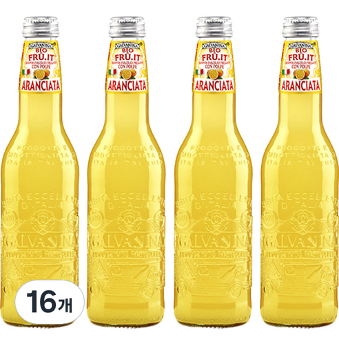 갈바니나 오렌지 소다수, 355ml, 16개