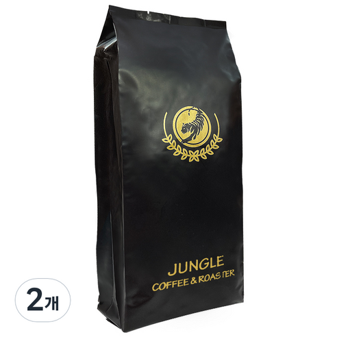 정글인터내셔널 에티오피아 예가체프G2 분쇄 커피, 1kg, 2개, 커피메이커