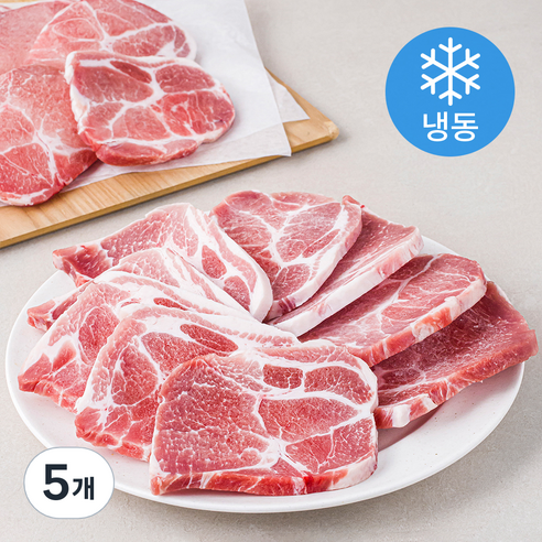 동원 스페인산 목살 구이용 (냉동), 2kg, 5개