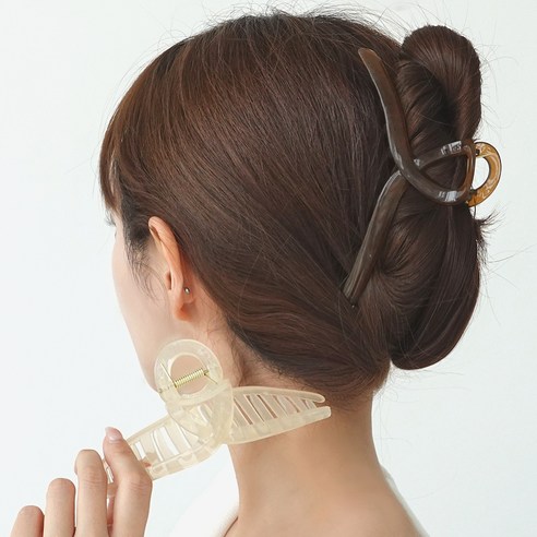 똥손도 금손되는 마법! 풍성한 머리도 문제없는 해피제이 올림머리 집게핀 후기 집게핀