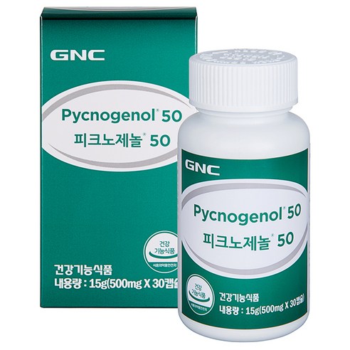GNC 피크노제놀 50, 1개, 30정