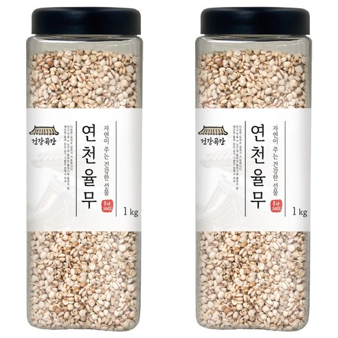 건강곡간 연천 율무, 1kg, 2개