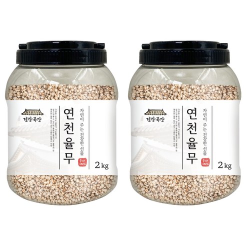 건강곡간 연천 율무, 2kg, 2개