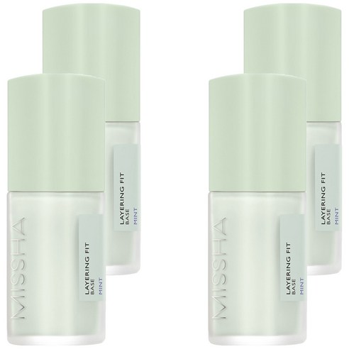 미샤 레이어링 핏 메이크업 베이스 35ml, 민트, 4개