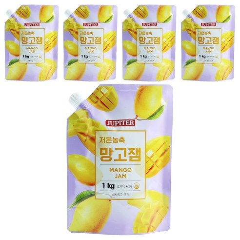 쥬피터 망고 리플잼, 1kg, 5개