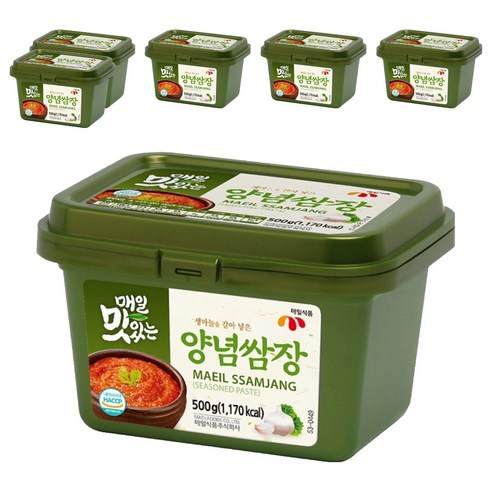 매일식품 매일 맛있는 양념 쌈장, 6개, 500g