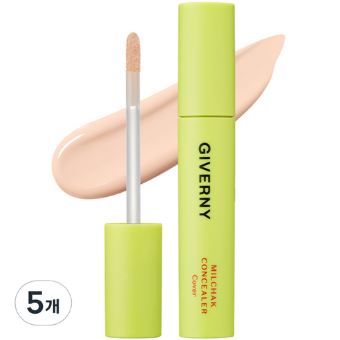 지베르니 밀착 커버 컨실러 7ml, 17C 포슬린, 5개