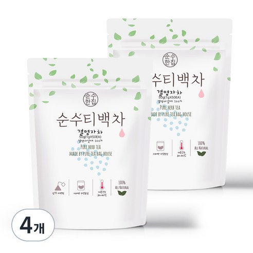 순수한집 결명자차, 1g, 50개입, 4개