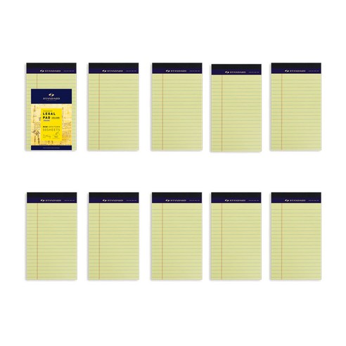 스탠다드 리갈패드 Mini 50매, 옐로우, 10권, 옐로우 × 10권이라는 상품의 현재 가격은 7,000입니다.