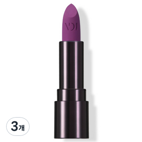 비디보브 립 컷 루즈 벨벳 립스틱 3.8g, PP402 태그 퍼플, 3개