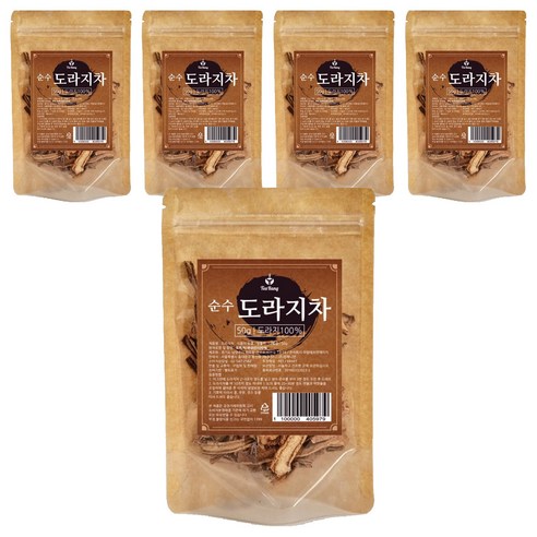 티랑 순수 도라지차, 50g, 1개입, 5개