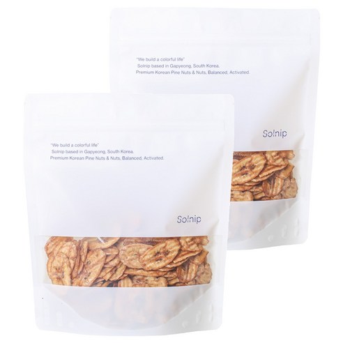 솔닙 구운 바나나칩, 200g, 2개