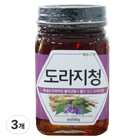힐링N팜 도라지청, 500g, 3개