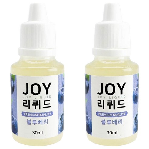 아로마조이 조이리퀴드 슬라임 향료 30ml, 2개, 블루베리