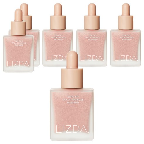 리즈다 제로 핏 컬러 캡슐 블러셔 10ml, 누디 피치, 6개