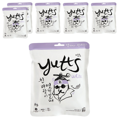 엿츠 오리지널 찬바람이 엿 먹일 때, 80g, 6개