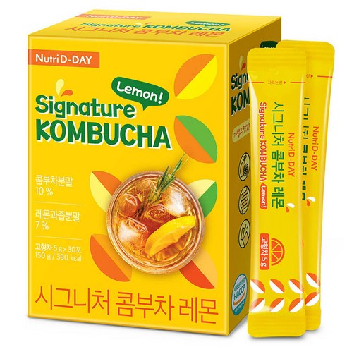 뉴트리디데이 시그니처 콤부차 레몬, 5g, 30개입, 1개 Best Top3