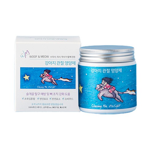 우프앤먀오 강아지 영양제, 뼈/관절강화, 1개