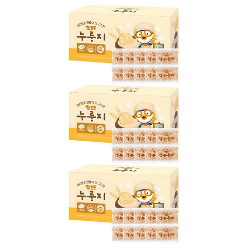 어니스트에프엔비 뽀로로 누룽지, 25g, 30개