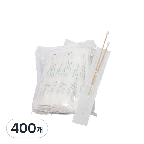 대한위재 멸균면봉 15cm, 2개입, 400개