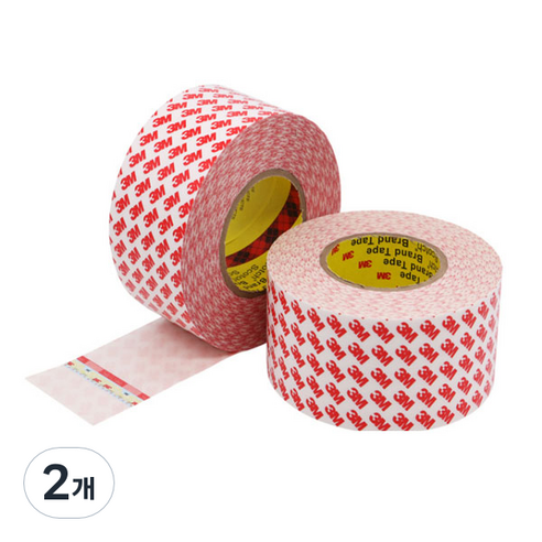 그루터기친구 3M 얇은 양면테이프 4cm x 50m, 2개