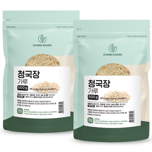 김포맥아식품 청국장 가루, 500g, 2개 이효영책