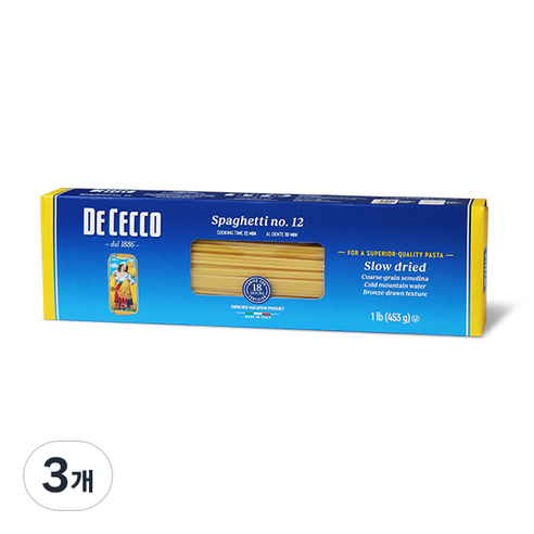 데체코 스파게티, 453g, 3개