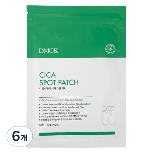 DMCK 시카 스팟 패치 혼합형, 6개, 40개입