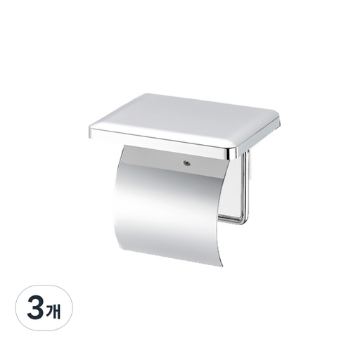 OLIVIA 300 크롬 휴지걸이, 3개