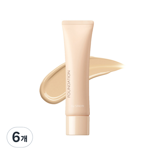 더샘 샘물 에어리 코튼 파운데이션 30ml, 2 내추럴 베이지, 6개