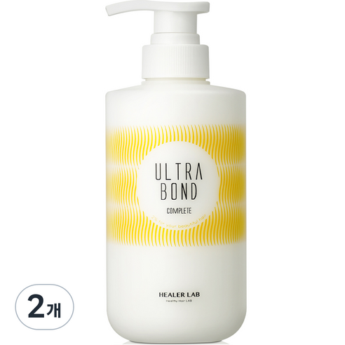 힐러랩 울트라본드 단백질 헤어 컴플릿 헤어팩, 500ml, 2개