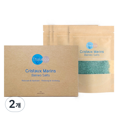 딸라스파 발네오 배쓰 솔트 60g x 4p, 240g, 2개