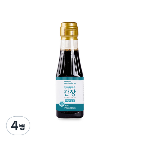 베베푸드 아빠가 만든 간장 비빔무침용, 180ml, 4병