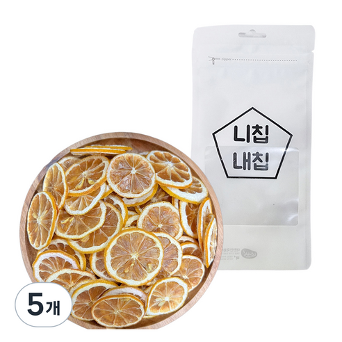 니칩내칩 건조과일 레몬 20g, 5개