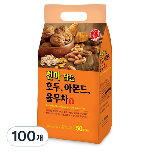 우리차 천마 담은 호두 아몬드 율무차, 900g, 2개