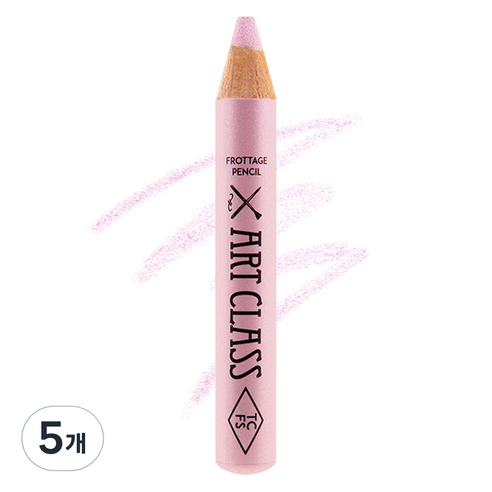 투쿨포스쿨 아트클래스 프로타주 펜슬 아이섀도, 18호 프로스티 라벤더, 5개