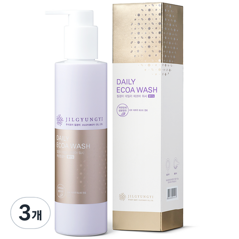 질경이 데일리 에코아워시 여성청결제 젤타입, 200ml, 3개
