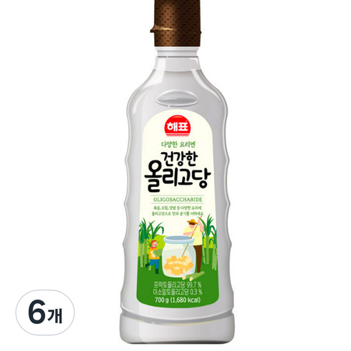 해표 건강한 올리고당, 700g, 6개