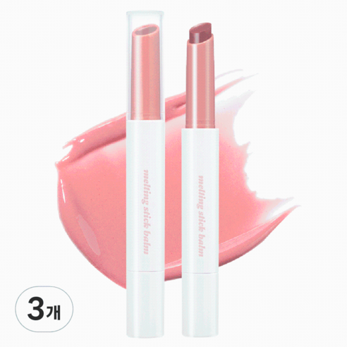 머지 모어 샤인 멜팅 스틱 밤, MS01 샤인 터치, 2g, 3개