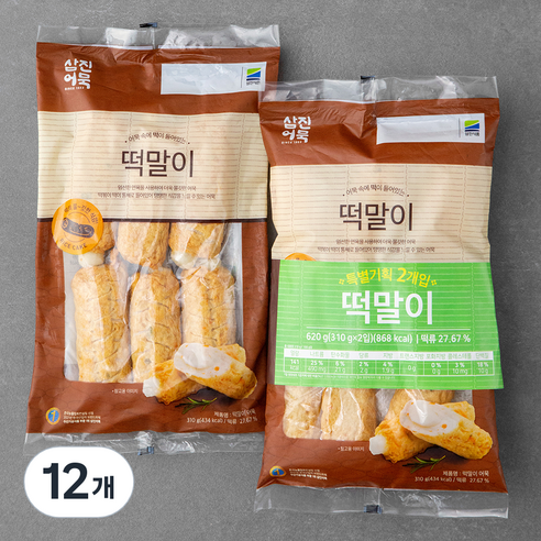 삼진어묵 떡말이, 310g, 12개