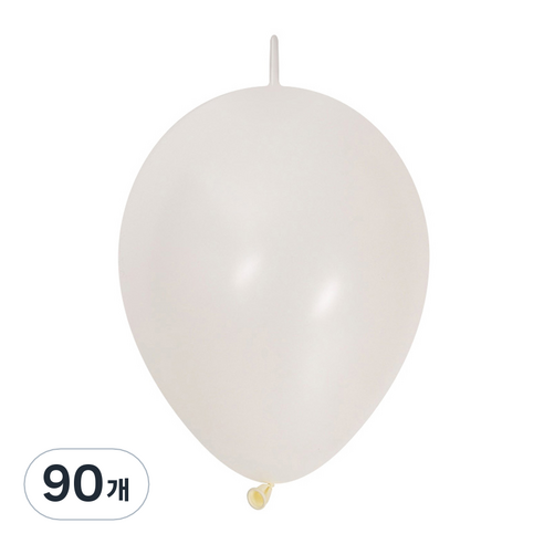 셈퍼텍스 링커 풍선 30cm, 화이트, 90개