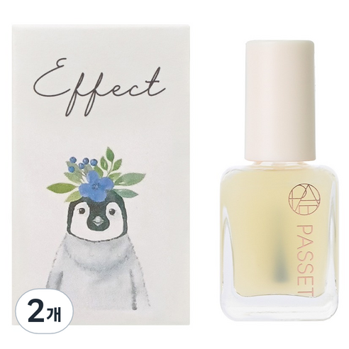 파셋 셀럽 이펙트 네일 매트 탑코트, 혼합색상, 2개, 7ml