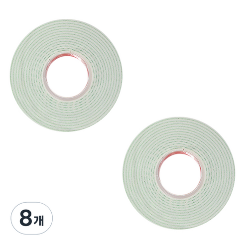 스카치 폼 양면 테이프 12mm x 2m, 8개