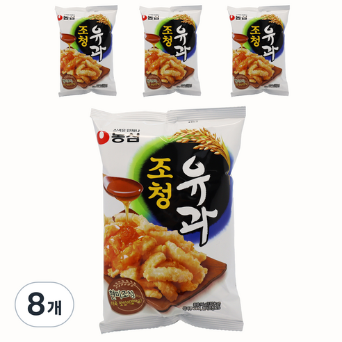 농심 조청 유과, 96g, 8개