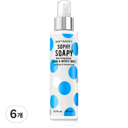 더프트앤도프트 파인 프라그란스 헤어앤바디미스트 소피소피, 150ml, 6개